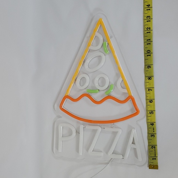 Pizza Neon Signs LED Neon Light Sign Light Up Neon Wall Signs for Pizzeria Busin - Picture 5 of 11